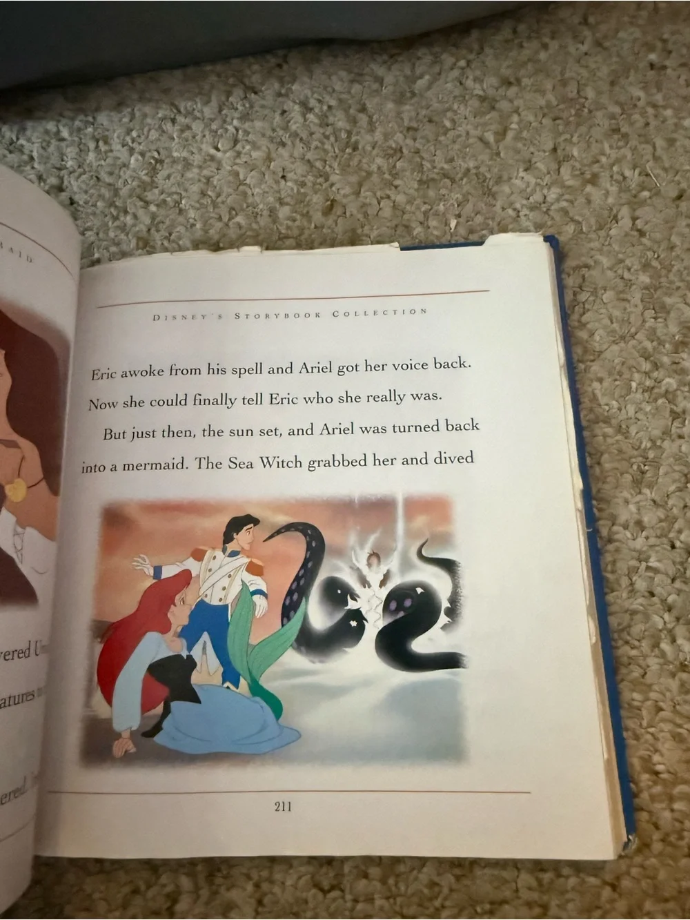 Disney Blue Storybook Collection Cover with Multicolor Character Illustrations